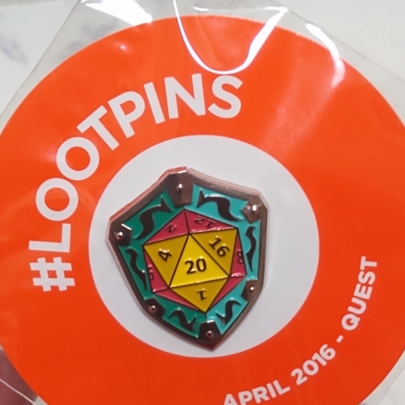 Loot Crate Pins Set of 4 LootPins - Picture 5 of 10